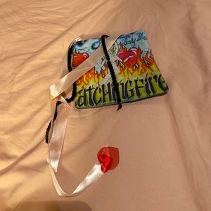 Ivy love hand printed bag hand sewn 4.5x5